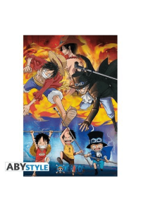 One Piece Poster Ace Sabo Luffy (91.5x61cm) - slika proizvoda