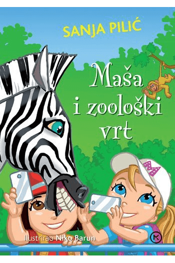 Maša i zoološki vrt - naslovnica