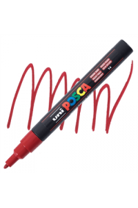 Marker Uni pc-3m Posca tamno crveni - slika proizvoda