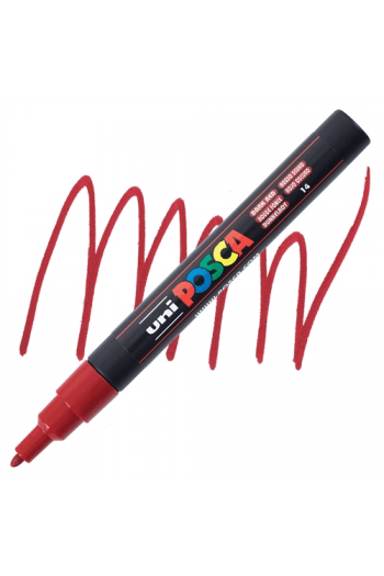 Marker Uni pc-3m Posca tamno crveni - slika proizvoda