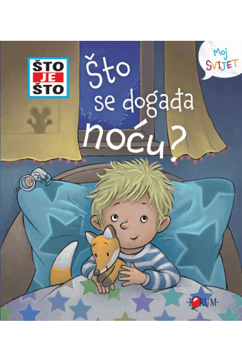 Što je što? Što se događa noću? - slikovnica s prozorčićima - naslovnica