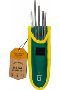 Travel Metal Straws Set
