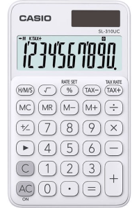 Kalkulator casio SL-310 UC-WE bijeli karton.pak. - slika proizvoda