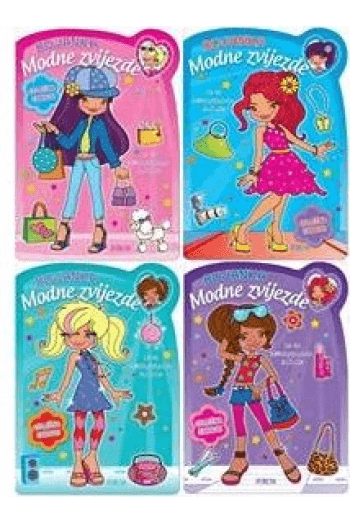 Bojanka Modne Zvijezde 1-4 - naslovnica