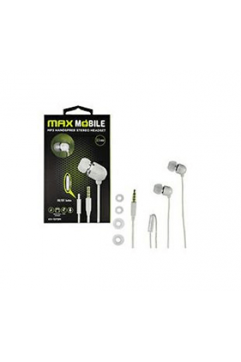 MAXMOBILE SLUŠALICE HANDSFREE KV-1373 bijela, 3,5 mm - slika proizvoda