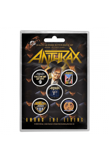 Anthrax Among The Living - bedževi set - slika proizvoda