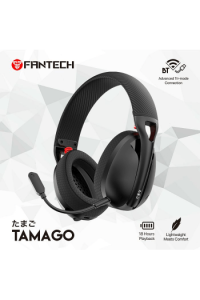 Bluetooth stereo slušalice Fantech BT5.2, 3.5mm + Tip C Tamago WHG01 Crne