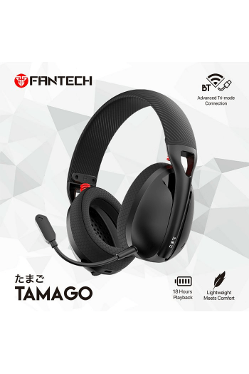 Bluetooth stereo slušalice Fantech BT5.2, 3.5mm + Tip C Tamago WHG01 Crne - slika proizvoda
