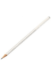 Olovka grafitna B sparkle Faber-Castell 118236 bijela