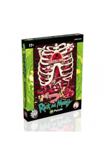 Puzzle: Rick & Morty - Anatomy 1000 - slika proizvoda
