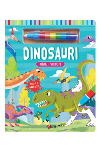 Oboji vodom - Dinosauri - naslovnica