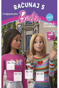 Računaj s Barbie - Razina 2 - Zbrajanje i oduzimanje (Slikovnica) - naslovnica