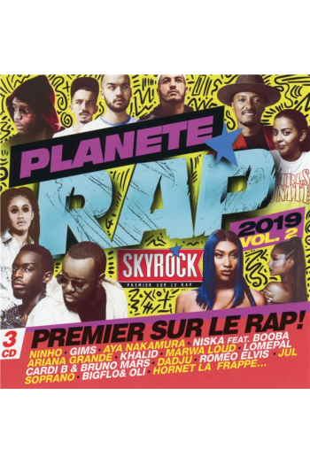 Razni izvođači - Planete Rap 2019 Vol.2 CD - omot