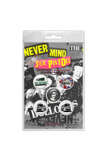 Sex Pistols - Never Mind the Bollocks bedževi set - slika proizvoda