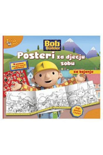 Bob Graditelj bojanka – posteri za dječju sobu - naslovnica
