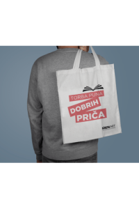 Torba Menart Torba puna dobrih priča dim.  38x42, 2,5x75cm - slika proizvoda