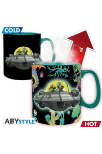 RICK & MORTY - Mug Heat Change - 460 ml - Spaceship - box