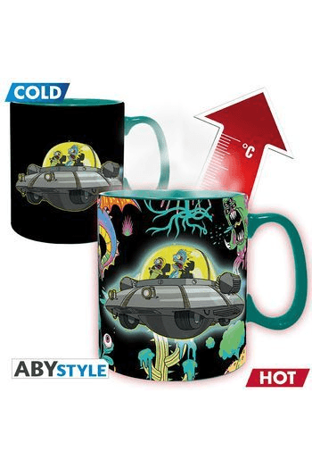 RICK & MORTY - Mug Heat Change - 460 ml - Spaceship - box - slika proizvoda