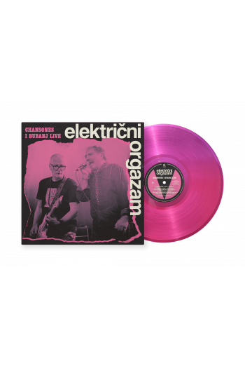 Električni orgazam - Chansones i bubanj - Live LP - omot
