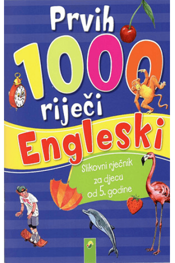 Prvih 1000 riječi Engleski (Rječnik) - naslovnica