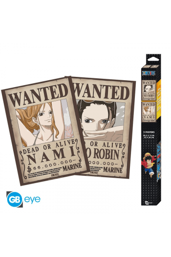 One Piece - Set 2 Posters Chibi 52X38 - Nami & Robin * - slika proizvoda