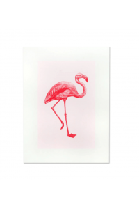 Riso-Artprint - Animal - Flamingo