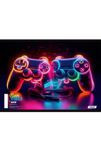 Bilježnica A4 kocka  Target Neon vibes  18168