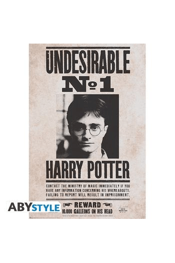 Harry Potter Poster Undesirable n°1 (91.5x61cm) - slika proizvoda