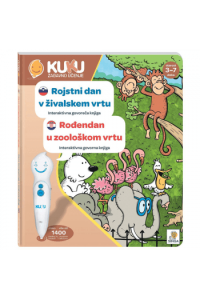 Interaktivna knjiga Kuku - Rođendan u zoološkom vrtu (bez olovke) (Slikovnica) - naslovnica