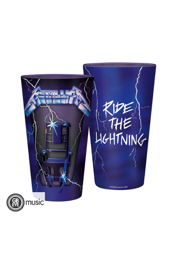 Metallica - Large Glass - 400ml - Ride The Lightning - - slika proizvoda