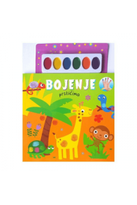 Bojanka Bojenje prstićima + vodene boje (narančasta) - naslovnica