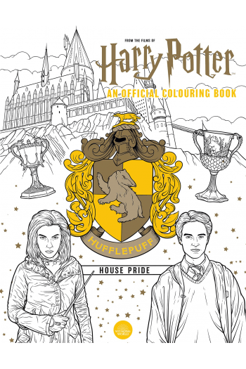 Harry Potter: Hufflepuff House Pride: The Official Colouring Book - naslovnica