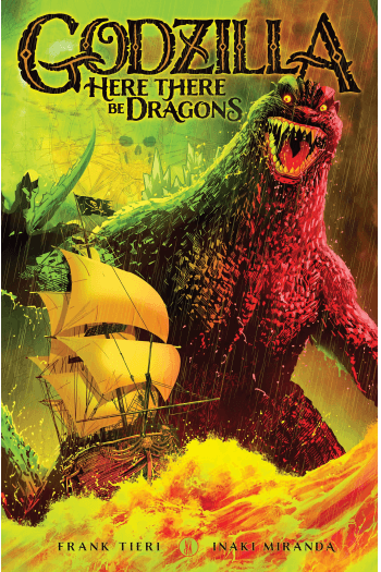Godzilla: Here There Be Dragons (Strip) - naslovnica