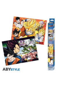 Dragon Ball Z Set 2 Chibi Posters Saiyans (52x38cm) - slika proizvoda