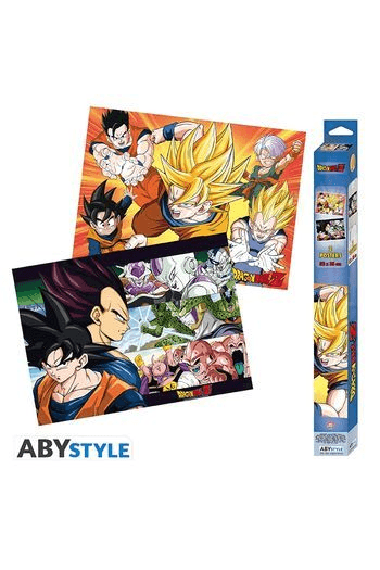 Dragon Ball Z Set 2 Chibi Posters Saiyans (52x38cm) - slika proizvoda