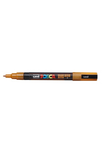 Marker Uni pc-3ml Posca glitter narančasti - slika proizvoda