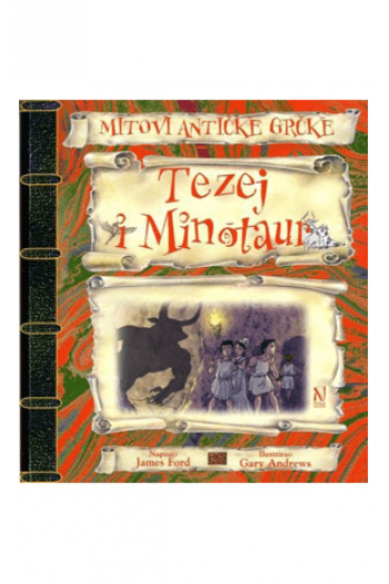 Mitovi antičke Grčke: Tezej i Minotaur (Slikovnica) - naslovnica
