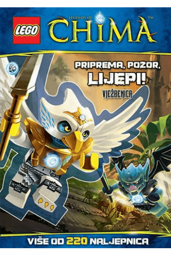 LEGO Chima - Priprema, pozor, lijepi 230 naljepnica (Slikovnica) - naslovnica
