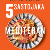 5 sastojaka: Mediteran (Kuharica) - naslovnica