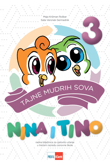 Nina i Tino 3, radna bilježnica za cjelovito učenje u trećem razredu OŠ - naslovnica