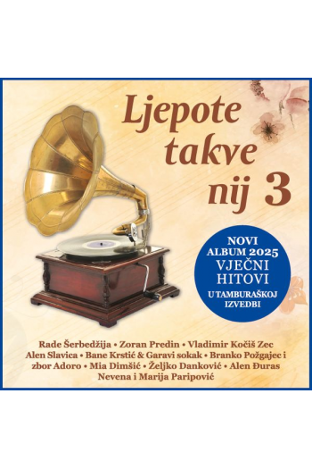 Razni izvođači - Ljepote takve nij 3 CD - omot