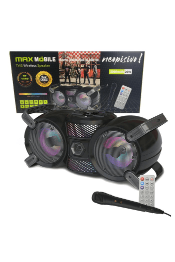Maxmobile zvučnik bluetooth TWS Karaoke NF4069 RGB led Z.Boys - slika proizvoda