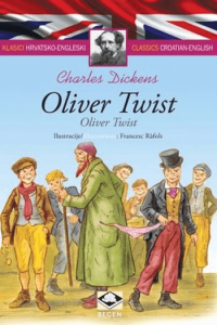 Klasici hrv.-eng.: Oliver Twist - naslovnica
