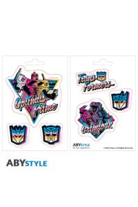 Transformers - Stickers - 16X11cm 2 Sheets - Vaporwave
