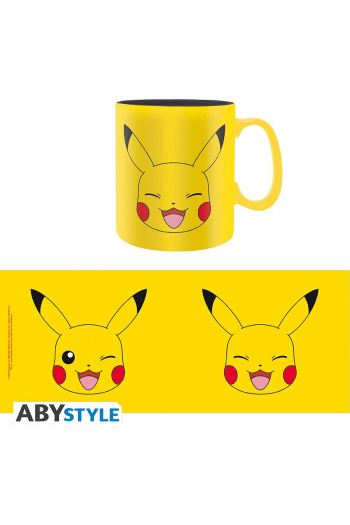 Pokemon - Mug - 460 ml - Pikachu Face - With Box  See Abymuga564 - slika proizvoda