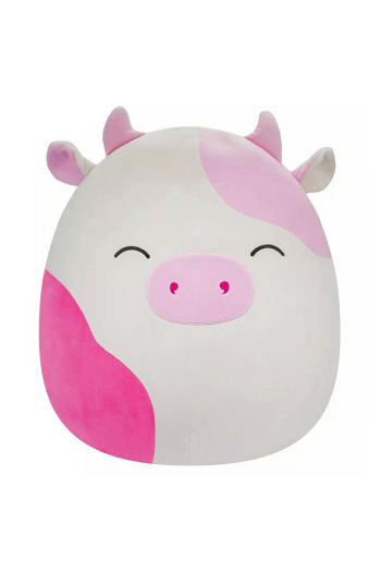 SQU: SQUishmallows 40cm - Caedyn - Roza Krava Zatvorenih Očiju - slika proizvoda