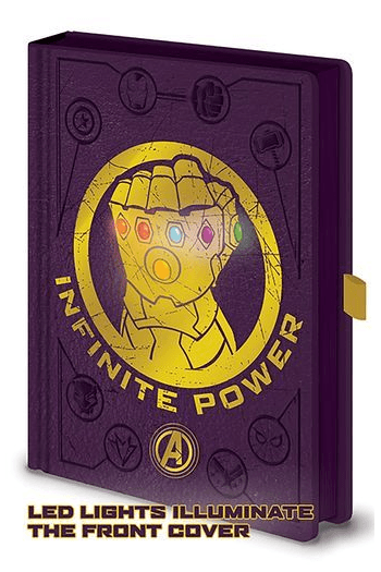 Pyramid Avengers Infinity War (Gauntlet) Light Up A5 Notebook - slika proizvoda