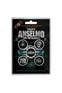 Philip Anselmo & Illegals - Brain bedževi set - slika proizvoda