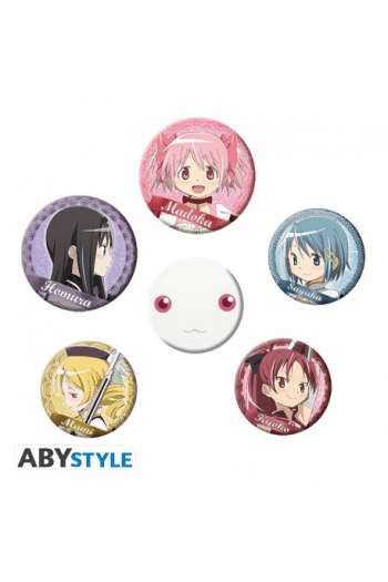 Puella Magi Madoka Magica - Badge Pack - Main Characters - slika proizvoda