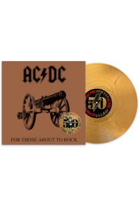 AC/DC - For Those About To Rock (We Salute You) (50th anniversary gold vinyl) LP - omot
